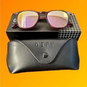 BRAND NEW w/ BOX
DIFF SUNGLASSES
MAXWELL -UMBRIA CRYSTAL +CHERRY BLOSSOM MIRROR